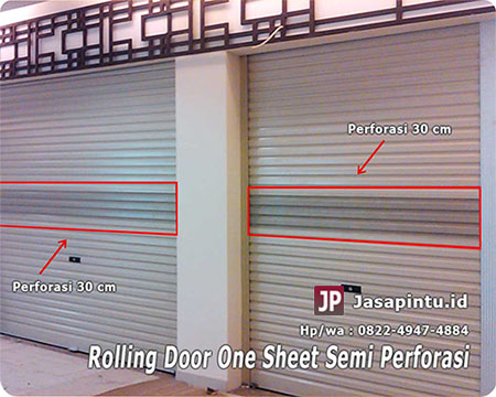 Galeri Rolling Door One Sheet Semi Perforasi (1)