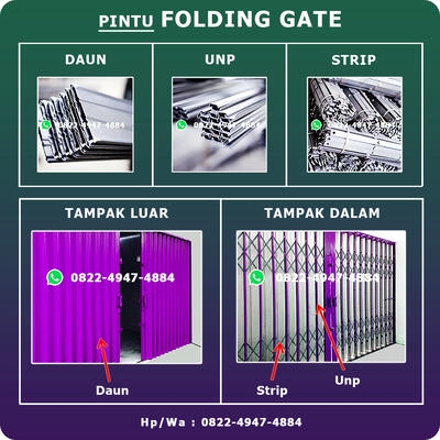 Jasa Folding Gate Depok Terbaik