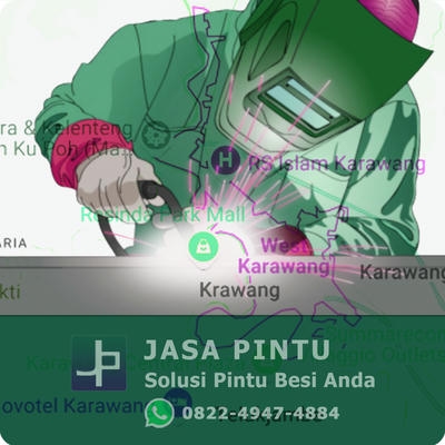 Pintu Folding Gate Karawang Terpercaya