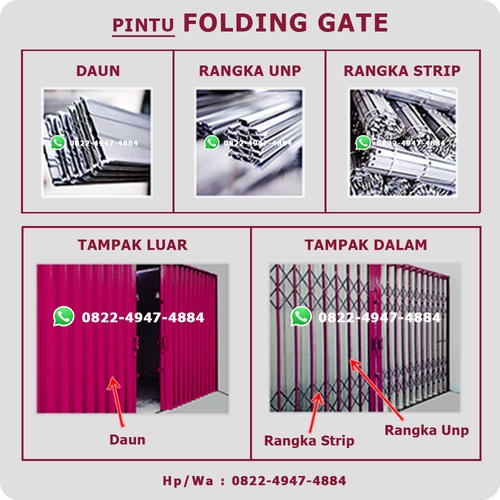 Folding Gate Cakung Banyak Dipilih Sebagai Pintu Keamanan